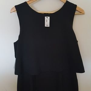 Black and lace dress from The Limited